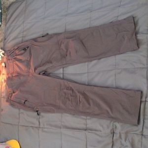Men's outdoor cargo pants never worn large 5 pockets gray